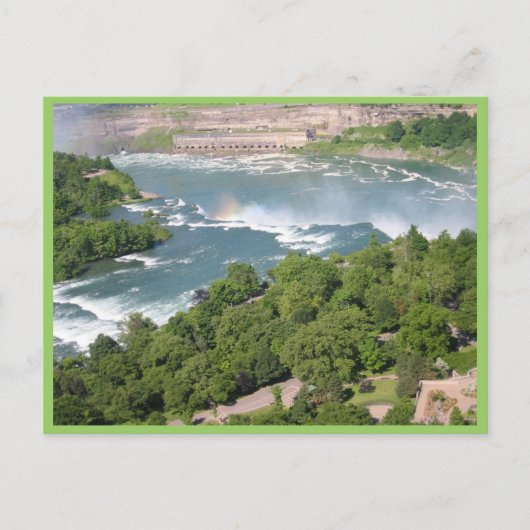 Foto der amerikanischen Seite von Niagra fällt von Postkarte (Vorderseite)