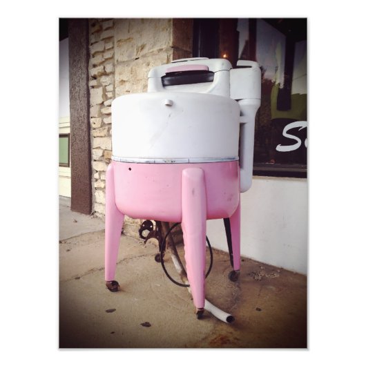 Foto der antiken Waschmaschine (Vorne)