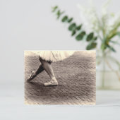 Foto der Ballett-Pantoffel Postkarte (Stehend Vorderseite)