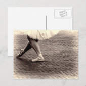 Foto der Ballett-Pantoffel Postkarte (Vorne/Hinten)