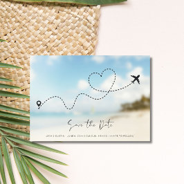 Foto der Beach Hochzeit in Urlaubsort Save the Dat Save The Date