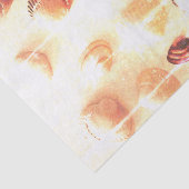 Foto der Beach Muschel druckt benutzerdefiniertes Seidenpapier (Ausschnitt)