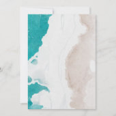 Foto der Beerdigung des Meeres Einladung (Vorderseite)