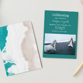 Foto der Beerdigung des Meeres Einladung