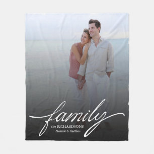 Foto der benutzerdefinierten Familie: Sake Blanket Fleecedecke