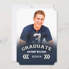 Foto der benutzerdefinierten Foto-Graduierungspart Einladung