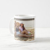 Foto der besten Freunde für immer Kaffeetasse (Vorderseite Links)