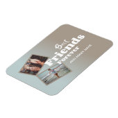 Foto der besten Freunde für immer Magnet (Linke Seite)