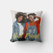Foto der besten Freunde Kissen (Vorderseite)