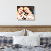 Foto der besten Freunde Leinwanddruck (Insitu (Schlafzimmer))