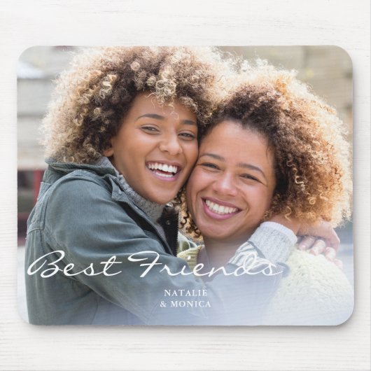 Foto der besten Freunde Mousepad (Vorne)