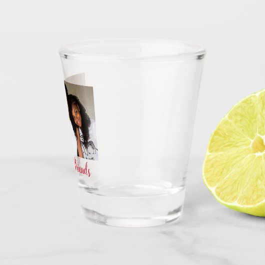 Foto der besten Freunde Schnapsglas (Rechts)