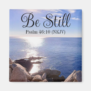 Foto der Bibel des stillen Blauen Ozeans Verse Got Magnet