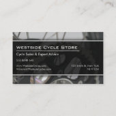 Foto der Bike-Kette - Visitenkarte (Rückseite)