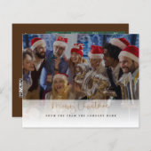 Foto der Billigfirma Frohe Weihnachten (Vorne/Hinten)