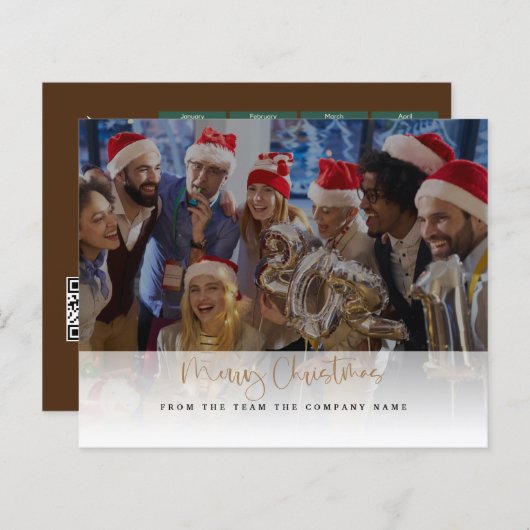 Foto der Billigfirma Frohe Weihnachten (Vorne/Hinten)