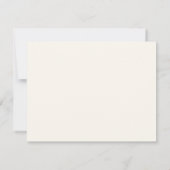 Foto der bloralen Wildblume Dankeskarte (Rückseite)