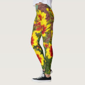 Foto der Blume über den roten und gelben Coreopsis Leggings (Links)