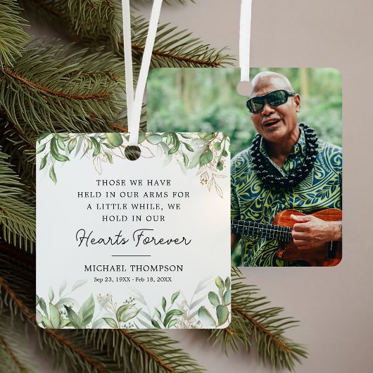 Foto der botanischen Erinnerung Ornament Aus Metall