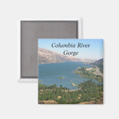 Foto der Columbia River Gorge Magnet (Vorderseite/Rückseite)