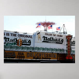 Foto der Coney-Insel-, New York City Poster