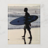 Foto der coolen Surfer Graduation Party Flyer (Hinten)