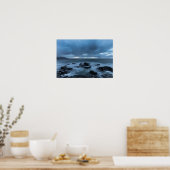 Foto der dunklen Küstenlandschaft Poster (Küche)