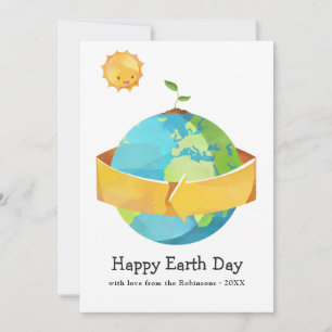 Foto der Earth Day Family Karte