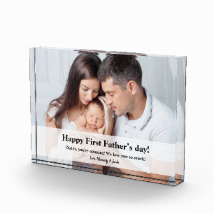 Foto der einfachen Familie Erster Vater