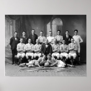 Foto der ersten australischen Nationalfußballmanns Poster