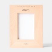 Foto der ersten Junge Mutter für personalisierten Geätzte Rahmen (Vorderseite)