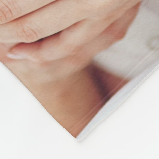 Foto der ersten Mutter Fleecedecke (Ecke)