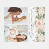 Foto der ersten Mutter Fleecedecke (Vorderseite (Horizontal))