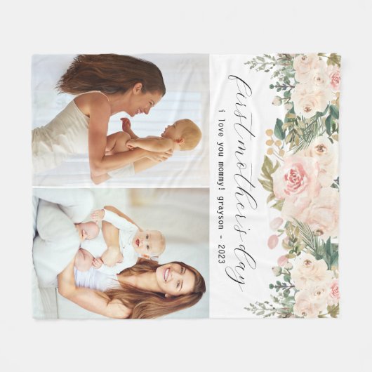 Foto der ersten Mutter Fleecedecke (Vorderseite (Horizontal))