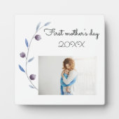 Foto der ersten Mutter Fotoplatte (Vorderseite)
