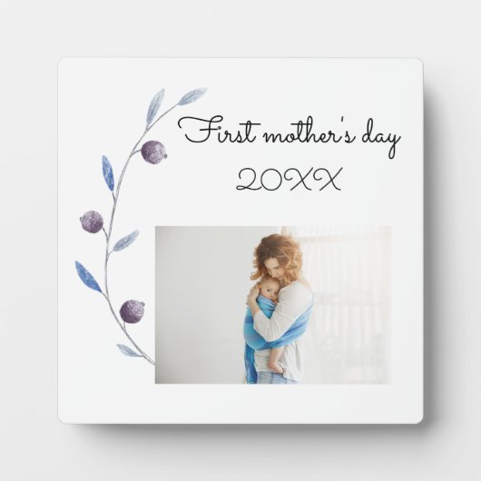 Foto der ersten Mutter Fotoplatte (Vorderseite)