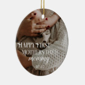 Foto der ersten Mütter Keramik Ornament (Rechts)