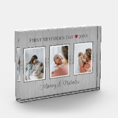 Foto der ersten Mütter mit drei FotoCollagen (Links)