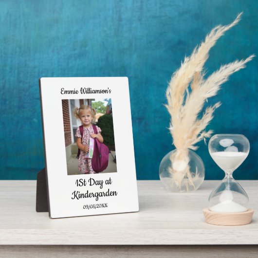 Foto der ersten Schule Moderne Drehbuch Kinder Fot Fotoplatte (Seite)