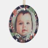 Foto der ersten Weihnachtsmänner Keramikornament (Rechts)