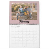 Foto der Familie 2025 Moderner Minimalistischer Ka Kalender (Feb 2026)