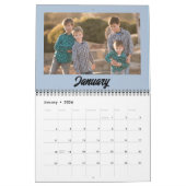 Foto der Familie 2025 Moderner Minimalistischer Ka Kalender (Jan 2026)