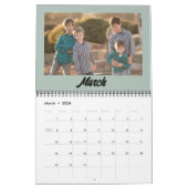 Foto der Familie 2025 Moderner Minimalistischer Ka Kalender (Mär 2026)
