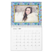 Foto der Familie 2025 | Muster Einfache benutzerde Kalender (Jan 2027)