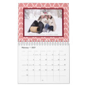 Foto der Familie 2025 | Muster Einfache benutzerde Kalender (Feb 2027)