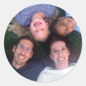 Foto der Familie auf einem Aufkleber (passt Pop-So (Vorderseite)