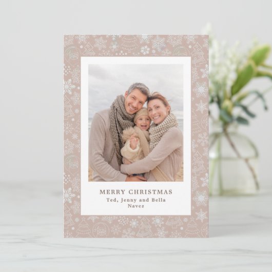 Foto der Familie Editable Farbe Traditionelle Weih (Stehend Vorderseite)