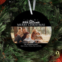 Foto der Familie Einfache Geburt Religiöse Weihnac