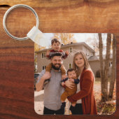 Foto der Familie Einzigartiger benutzerdefinierter Schlüsselanhänger (Vorderseite)