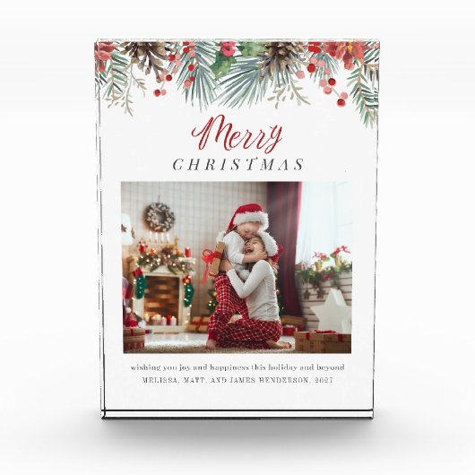 Foto der Familie Frohe Weihnachtsdarstellung (Vorderseite)